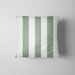 cushion cover made of striped waterproof canvas