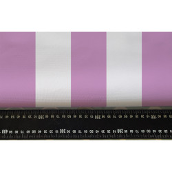 water- resistant canvas - stripe pink&white