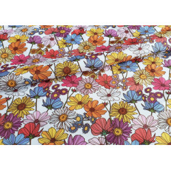 Colorful meadow - water- resistant fabric