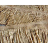Thick bullion fringing - 125mm (5'') - Light Gold