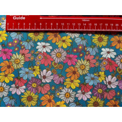 Colorful meadow - water- resistant fabric