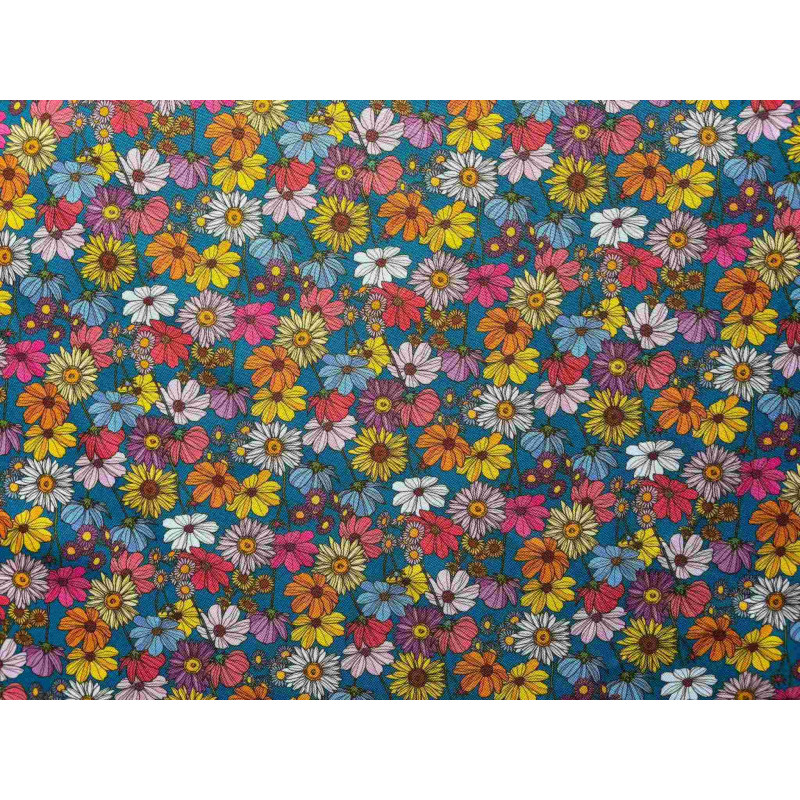 Colorful meadow - water- resistant fabric