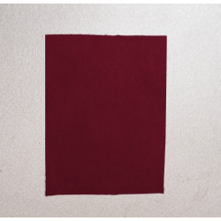 Iron-on - repair fabric - burgundy color, placed on a white background