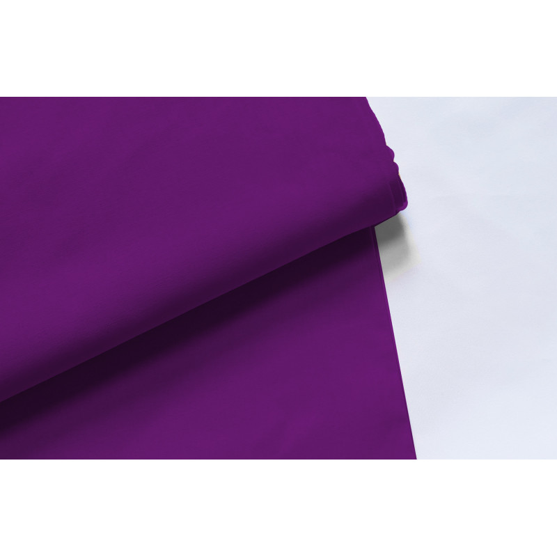 medium-weight cotton fabric - purple color - the fabric with the fold, placed across the frame