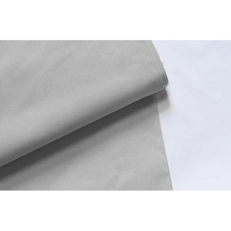 Oxford - Water-resistant canvas fabric  -  light grey color, placed with a fold across the frame