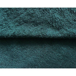 Bamboo terry towelling fabric- teal
