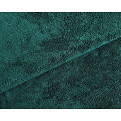 Bamboo terry towelling fabric- teal