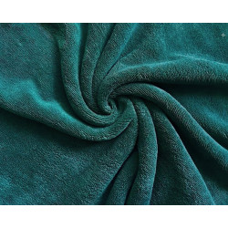 Bamboo terry towelling fabric- teal