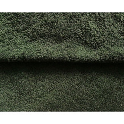 Bamboo terry towelling fabric- Olive