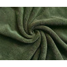 Bamboo terry towelling fabric- Olive