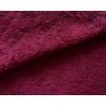 Bamboo terry towelling fabric- Burgundy