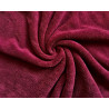 Bamboo terry towelling fabric- Burgundy