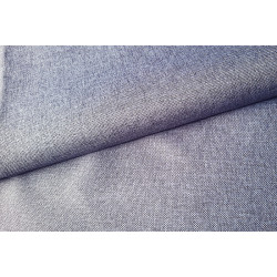 Oxford - Water-resistant canvas fabric - blend dark blue denim, a photo of the fabric with the fold