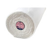 Fusible wadding - Soft - White, a photo of the roll of the wadding on a white background