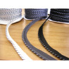 Flanged fabric piping cord - two-color -white&black