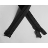 Double slider plastic-nylon zip- size 5 - black - 150cm
