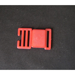 Side Release Plastic Buckle - 24mm - red