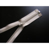 plastic coil zip - cold beige - length from 30cm to 70cm