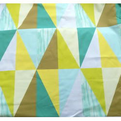 Giant  triangles - autumn colors - 100% Cotton