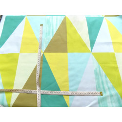 Giant  triangles - autumn colors - 100% Cotton