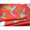 Ready Fabric Panel - PARADISE_FLOWER_ORANGE