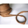  Thick flanged rope  piping cord 8mm - bronze