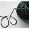 Braided Cotton Cord 3mm - dark green