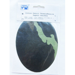 Iron-on cotton elbow patches - camouflage