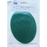 Iron-on cotton elbow patches - dark sea green
