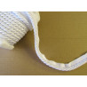 Upholstery flanged rope  piping cord 8mm - white