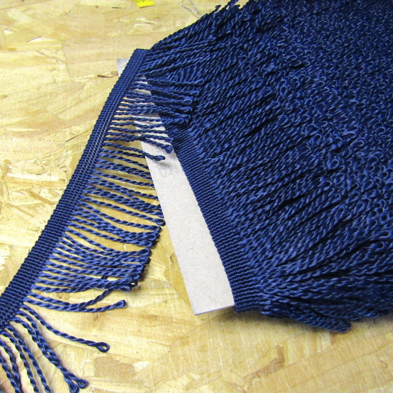  60mm bullion fringe - navy 