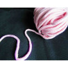 Braided Cotton Cord 5mm - light pink