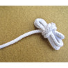 Braided Cotton Cord 8mm - white