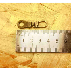 zip puller -  antique brass