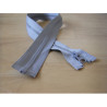 chunky zip - open end - 60cm - ligt grey