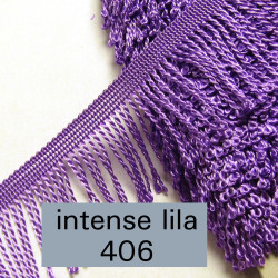 bulion fringe - intense lila 406 - 6cm wide