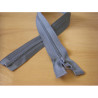 chunky zip - open end - 75cm - grey