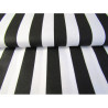 black&white stripes 25mm/25mm- medium cotton fabric, the capture with the fold