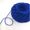 Braided Cotton Cord 3mm - royal blue