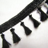 Tassels trim - black