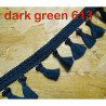 Tassels trim - dark green 613