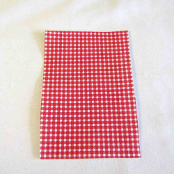 Iron-on  repair fabric - stawberries&dots