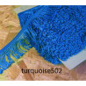 bulion fringe - turquoise 502 - 60mm wide