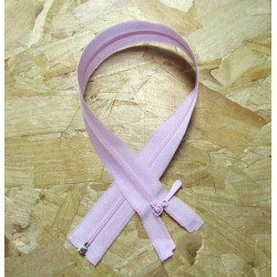 Invisible Zip 50 cm - pale pink - open end zip