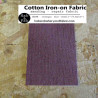 Iron-on  repair fabric - brown