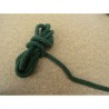 Braided Cotton Cord 5mm - dark green