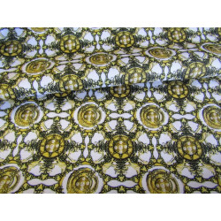Waterproof fabric -  English Flowers Honey