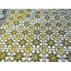 Waterproof fabric -  English Flowers Honey