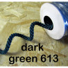 Decorative twisted rope  7mm - dark green color, on the photo full reel of the cord