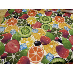 Colorful fruits  - French terry jersey
